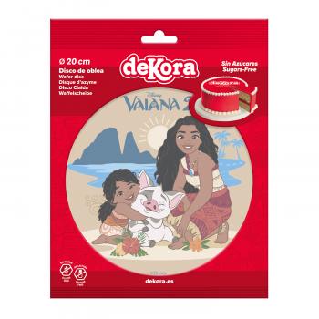 Essbarer Tortenaufleger "VAIANA 2" 20 cm