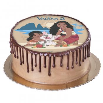 Essbarer Tortenaufleger "VAIANA 2" 20 cm