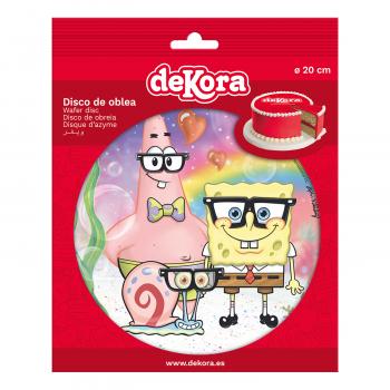Essbarer Tortenaufleger "SpongeBob Schwammkopf" 20 cm