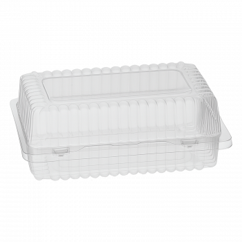 Rechteckige Klarsichtbox "Eleganz" | 20 x 14,8 x 5 cm